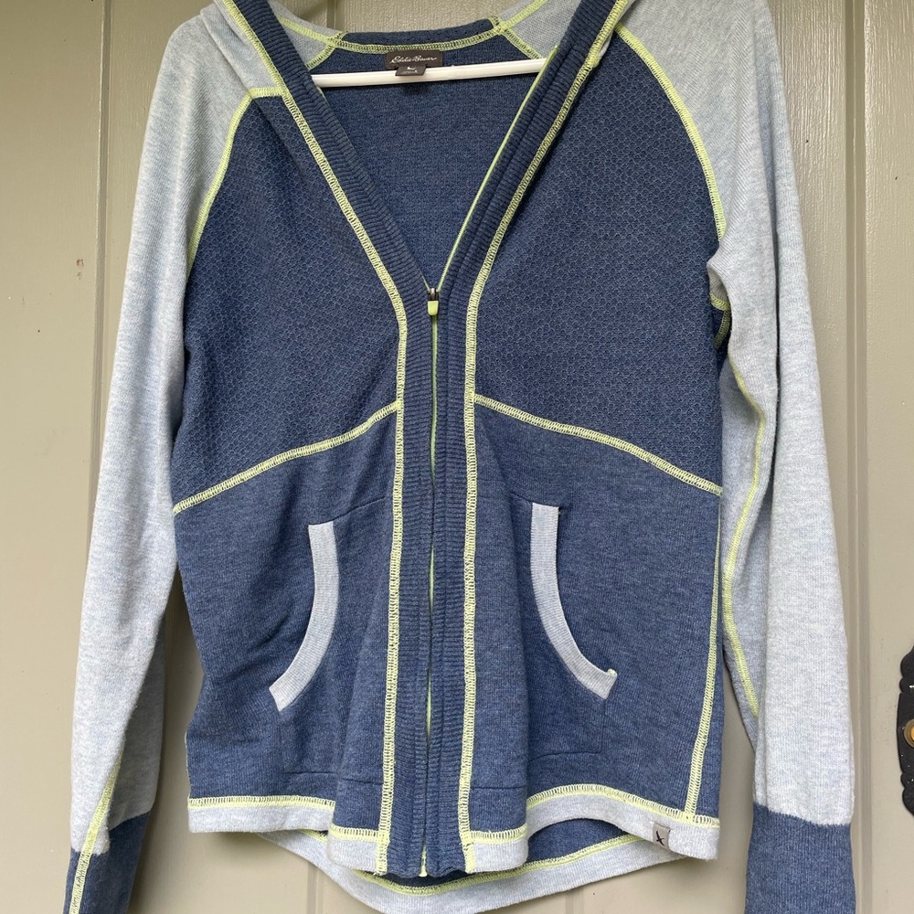 Eddie Bauer Knit Women's Zip-up Hoodie.